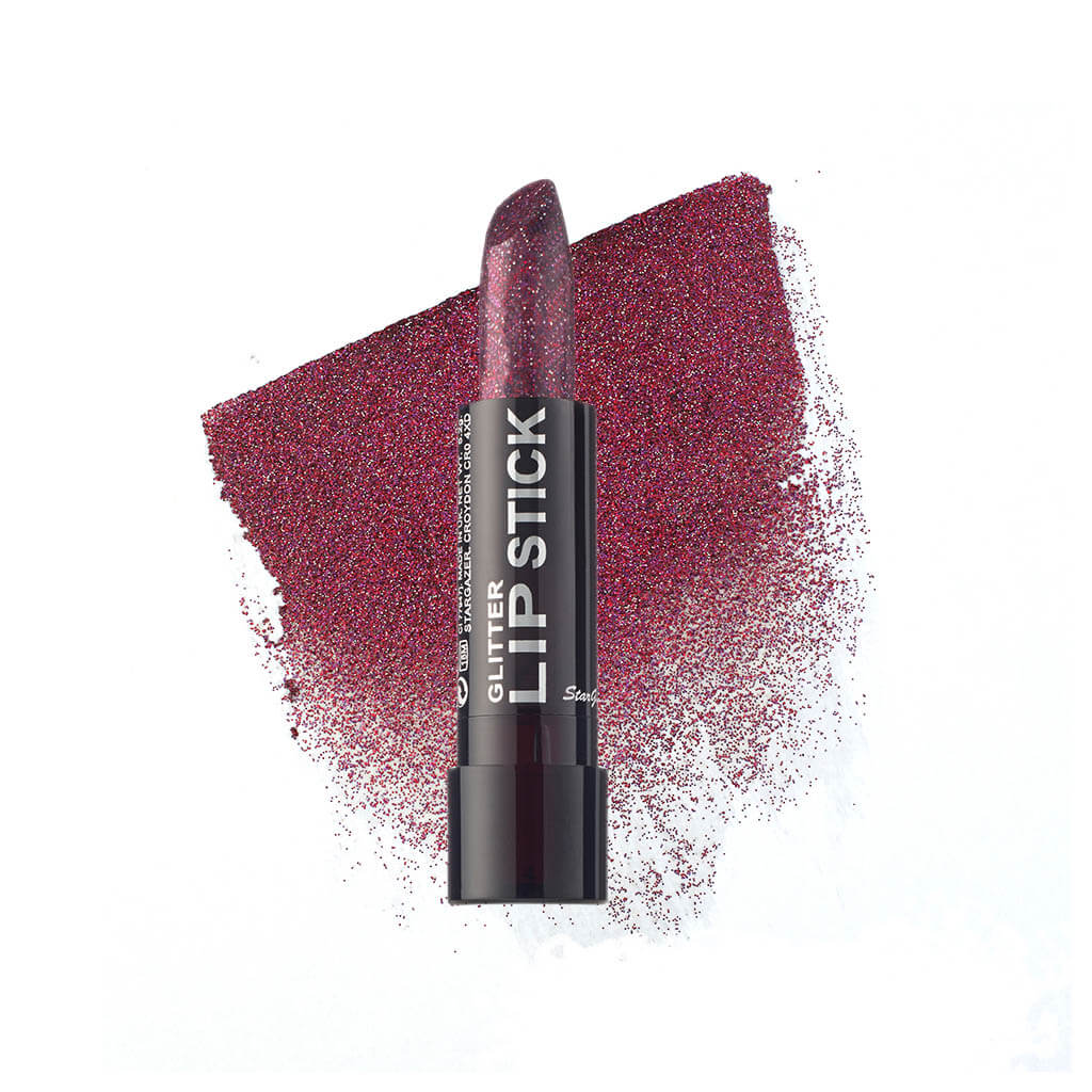 Stargazer Glitter Lipstick Fuschia