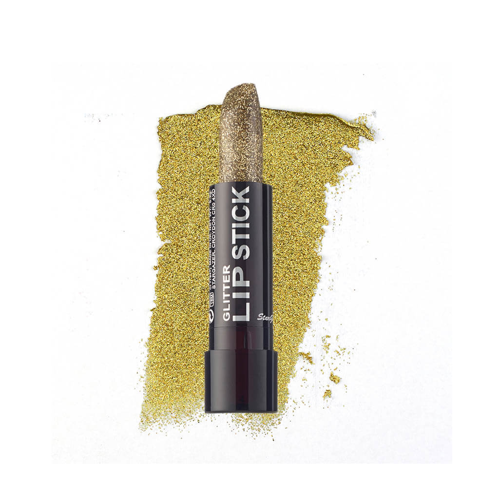 Stargazer Glitter Lipstick Gold