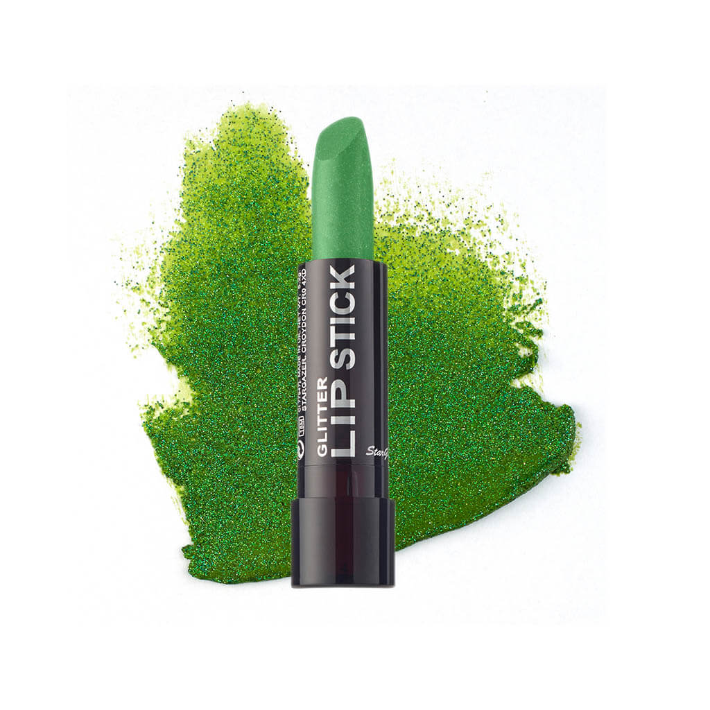 Stargazer Glitter Lipstick Green