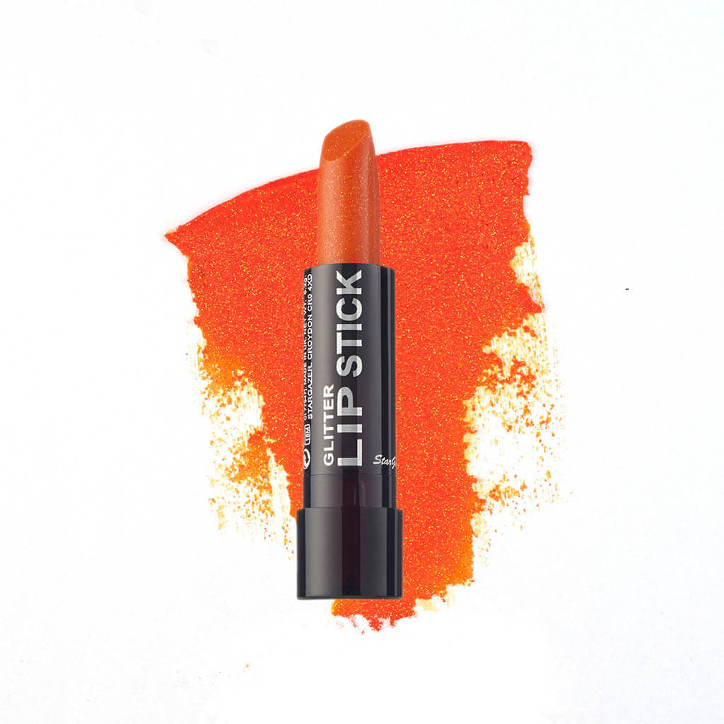 Stargazer Glitter Lipstick Orange