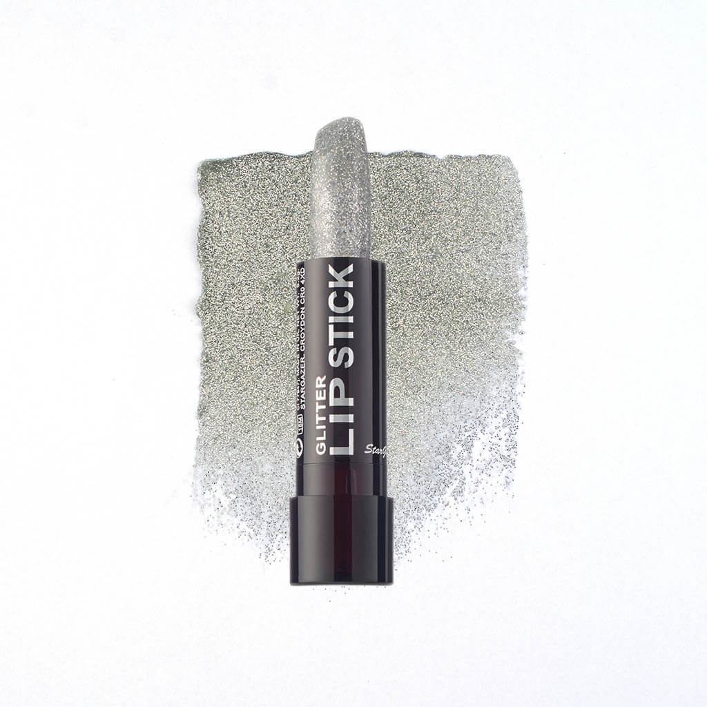 Stargazer Glitter Lipstick Silver