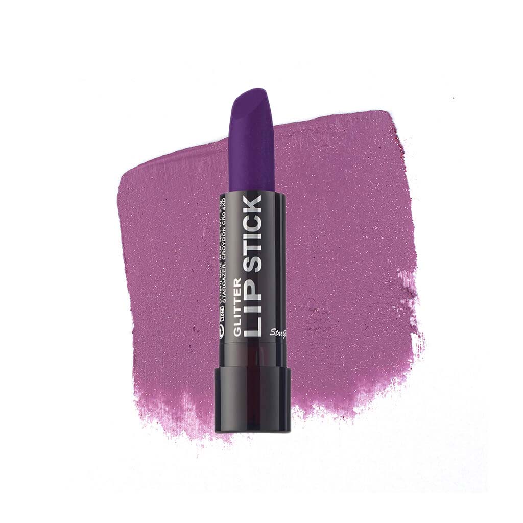 Stargazer Glitter Lipstick Violet