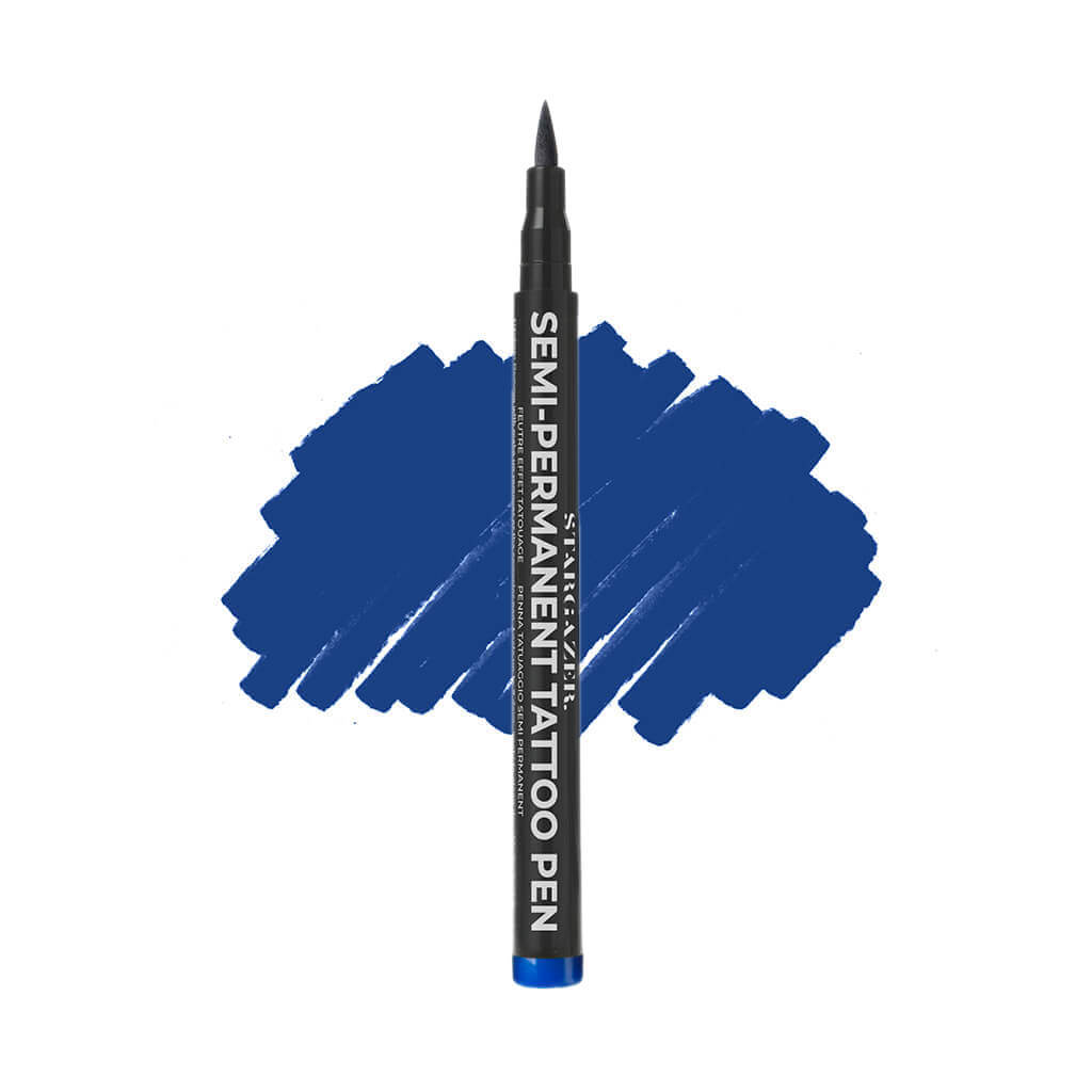 temporary Semi-permanent tattoo pen dark blue 10 Stargazer