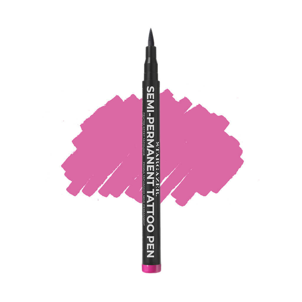 Temporary Semi-permanent tattoo pen pink 12 Stargazer