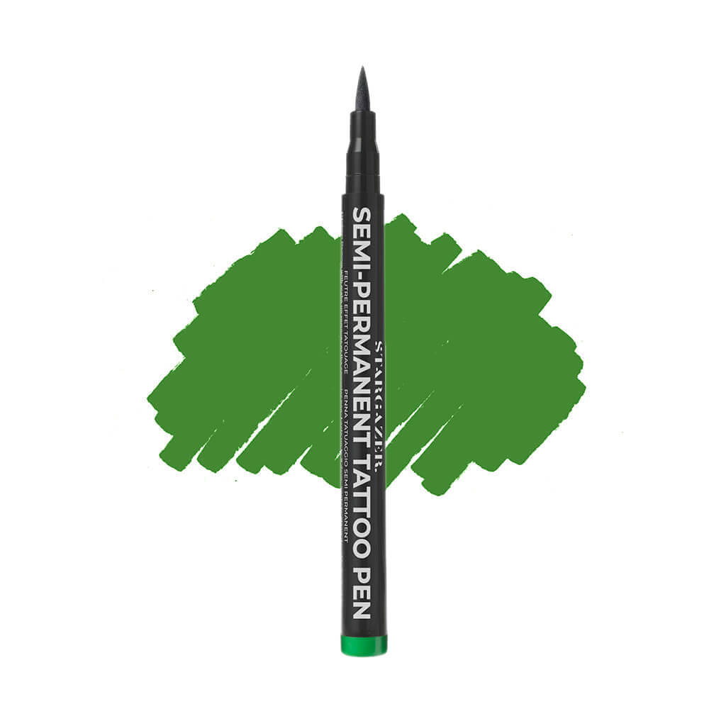 Temporary Semi-permanent tattoo pen green 5 Stargazer