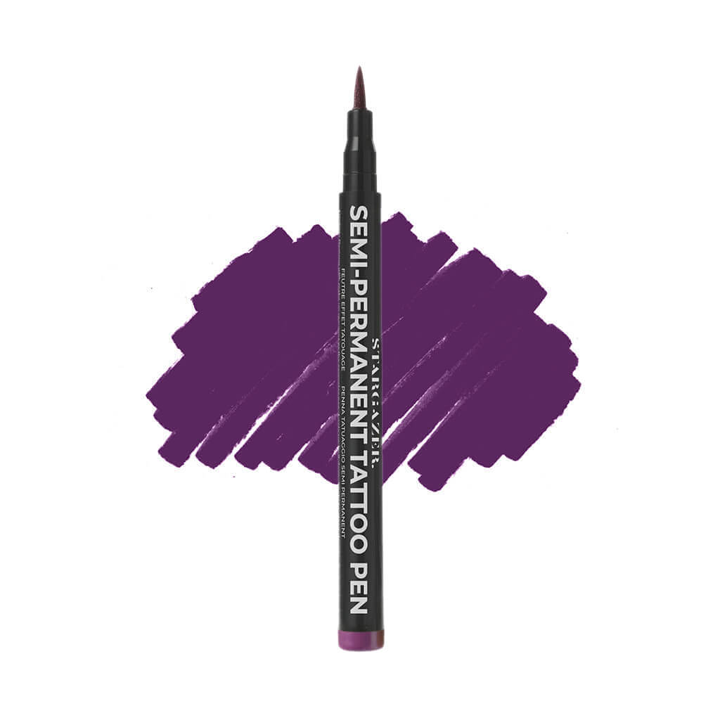 Temporary Semi-permanent tattoo pen purple 7 Stargazer