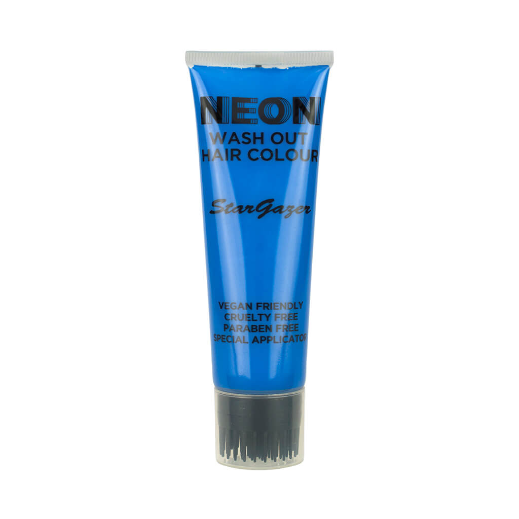 Neon Wash Out Temporary Hair Colour Gel Blue - Stargazer