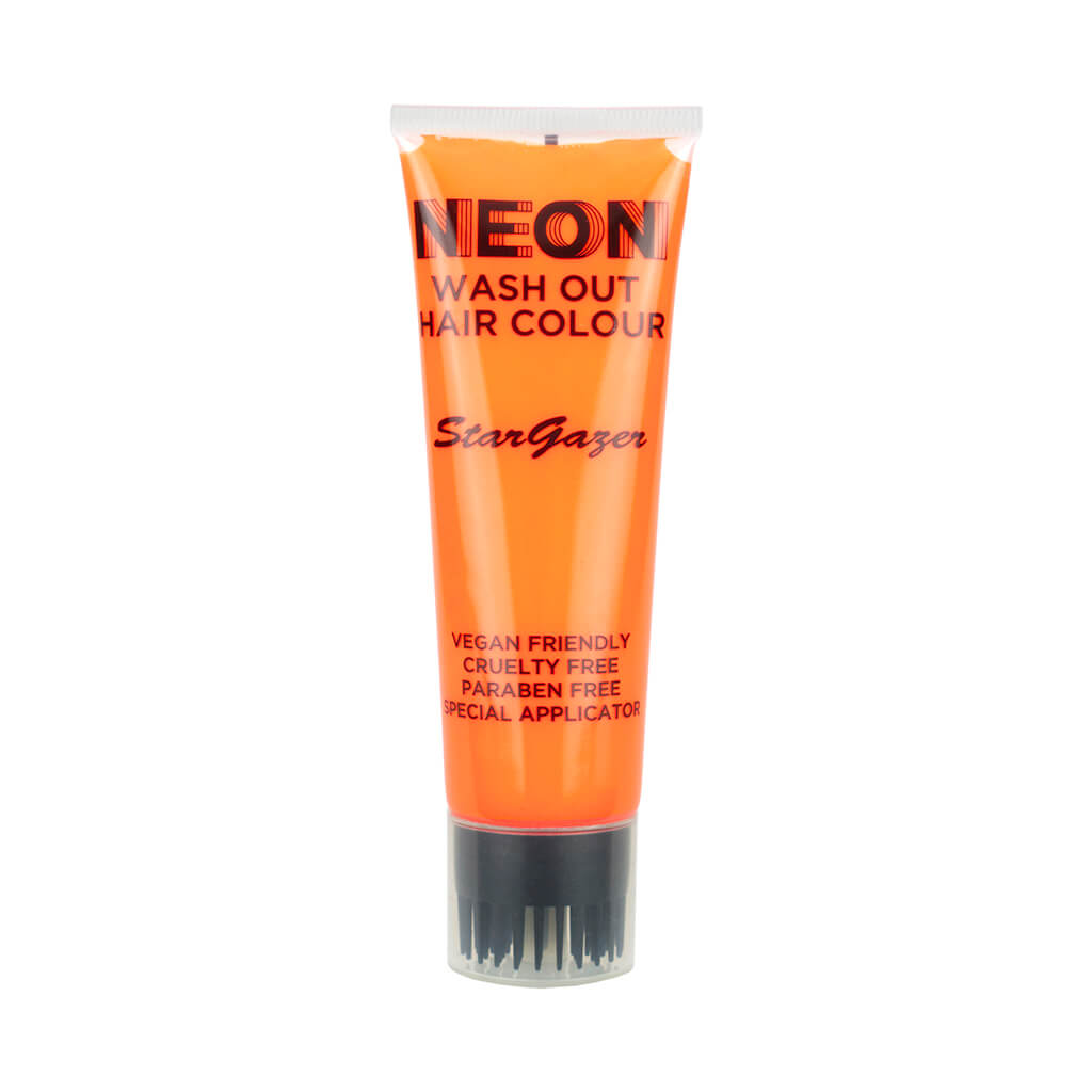 Neon Wash Out Temporary Hair Colour Gel Orange - Stargazer