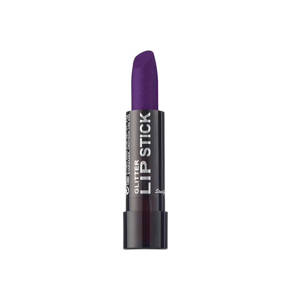 Stargazer Glitter Lipstick Violet