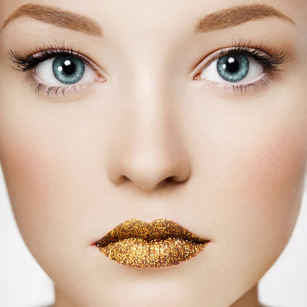 Stargazer Glitter Lipstick Gold