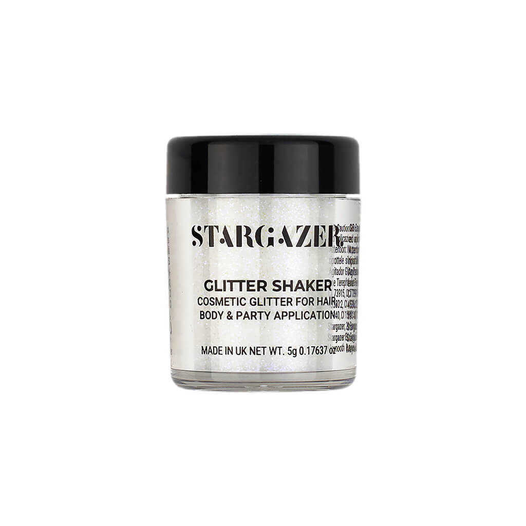 Glitter Shaker white Stargazer