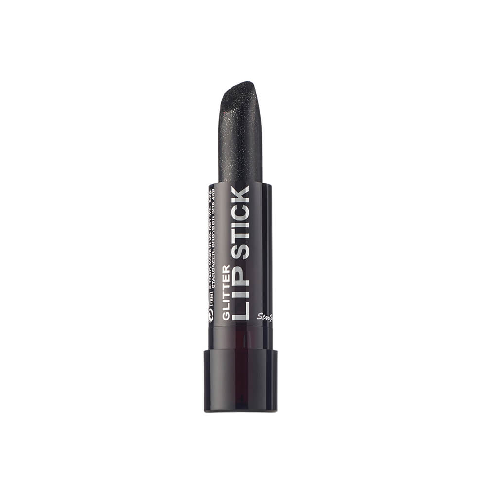 Stargazer Glitter Lipstick Black