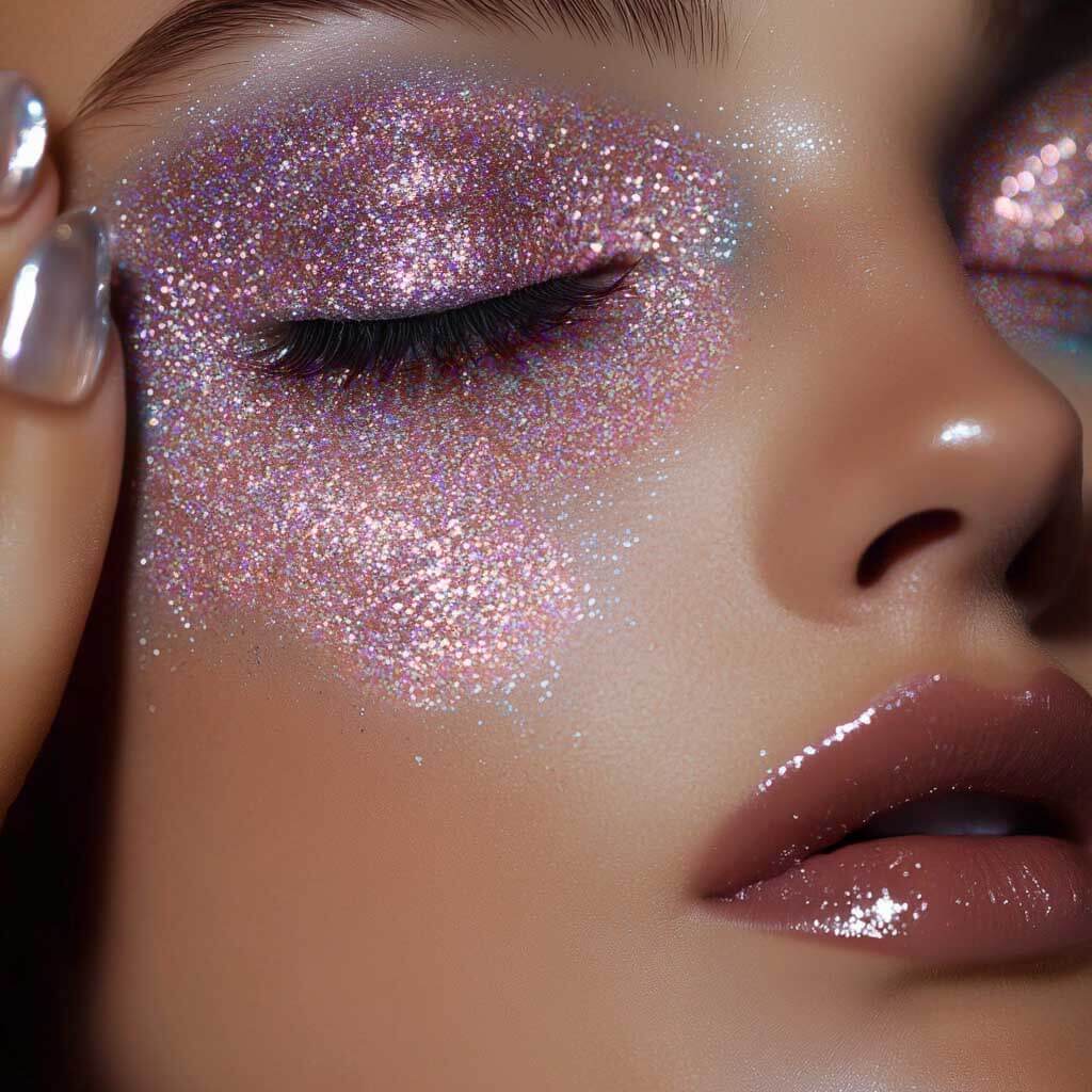  Face Glitter Gel pink - Stargazer