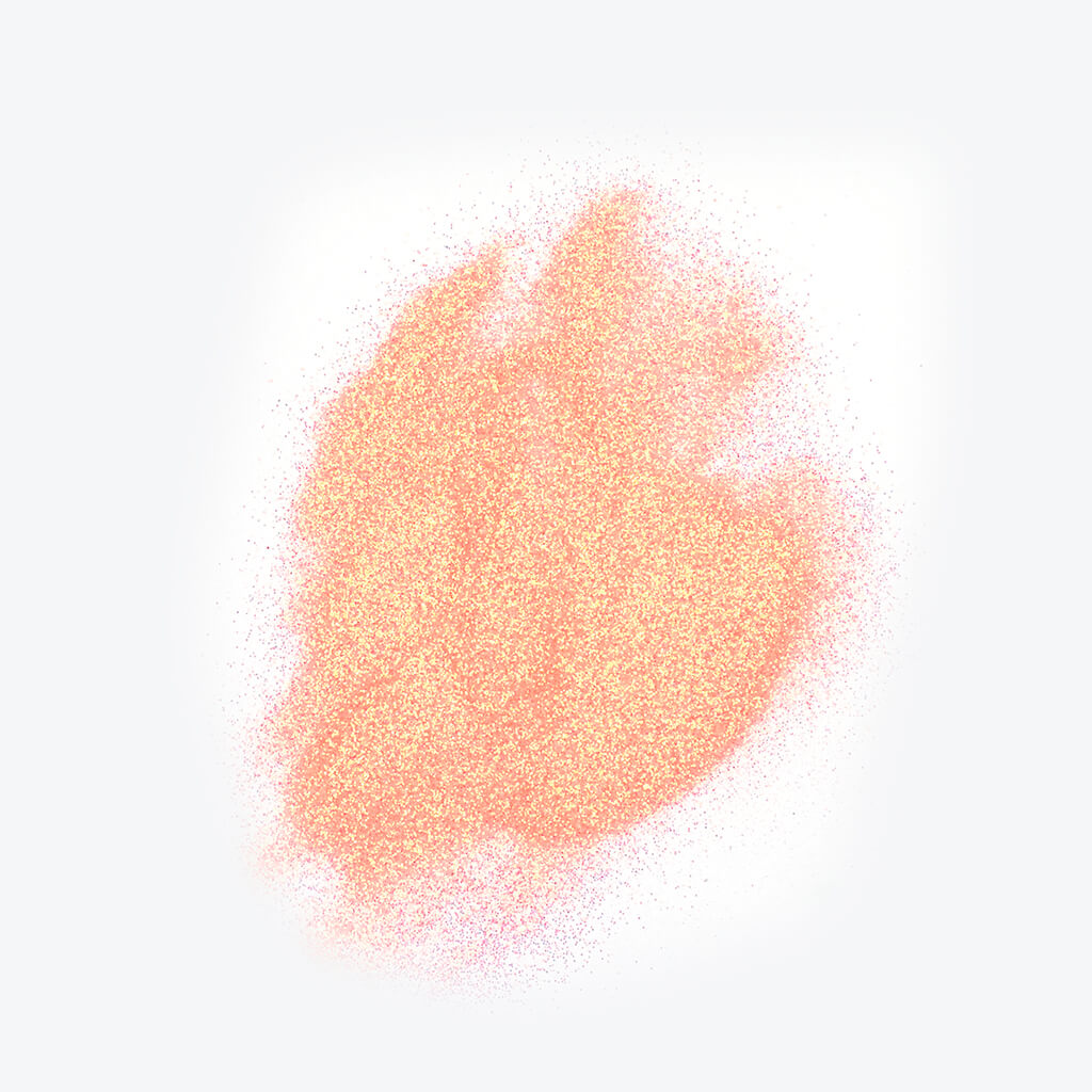 Glitter Shaker UV Orange