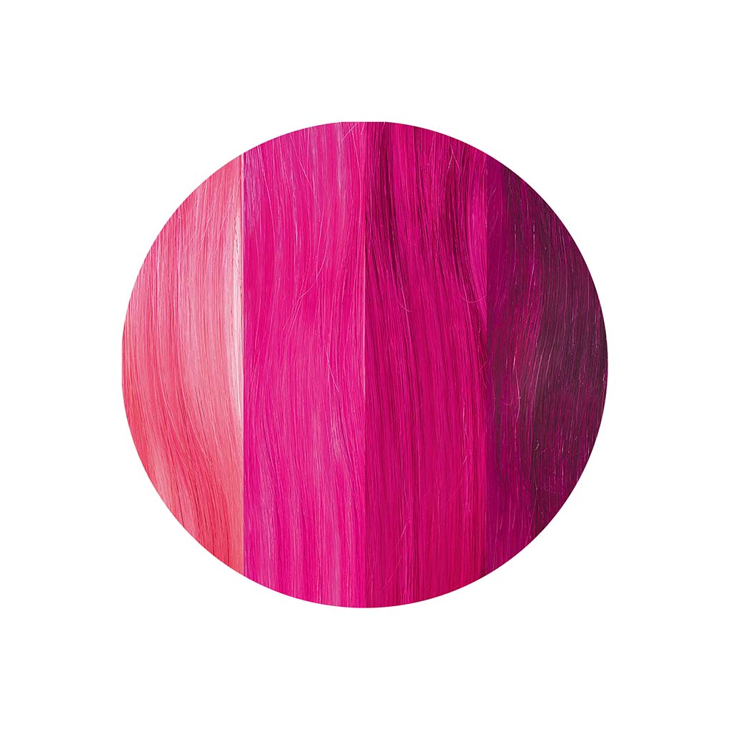 Stargazer Yummy Hair Colour Strips Kit - Pink Ombre Swatch 