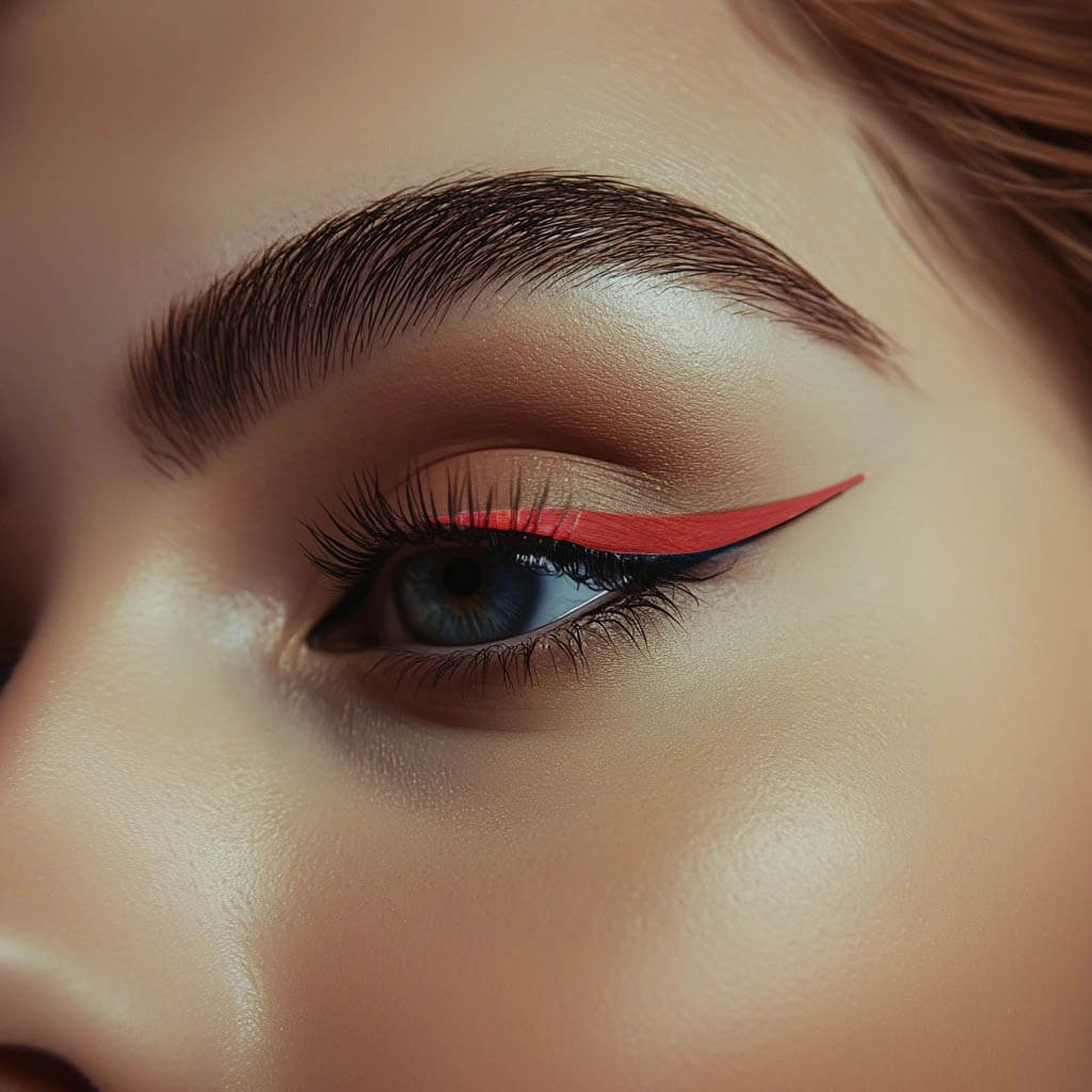 Liquid Eyeliner on the eyese Pink - Stargazer
