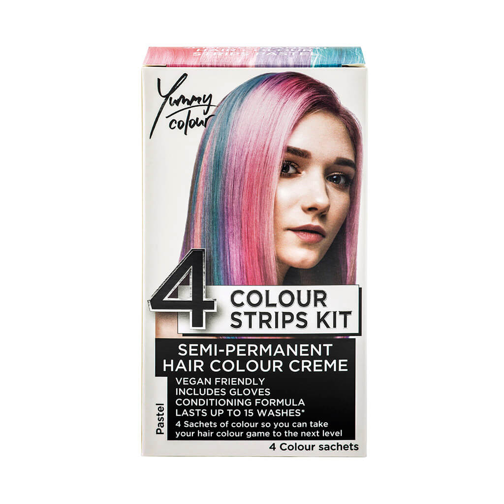 Stargazer Yummy Hair Colour Strips Kit - Pastel Box