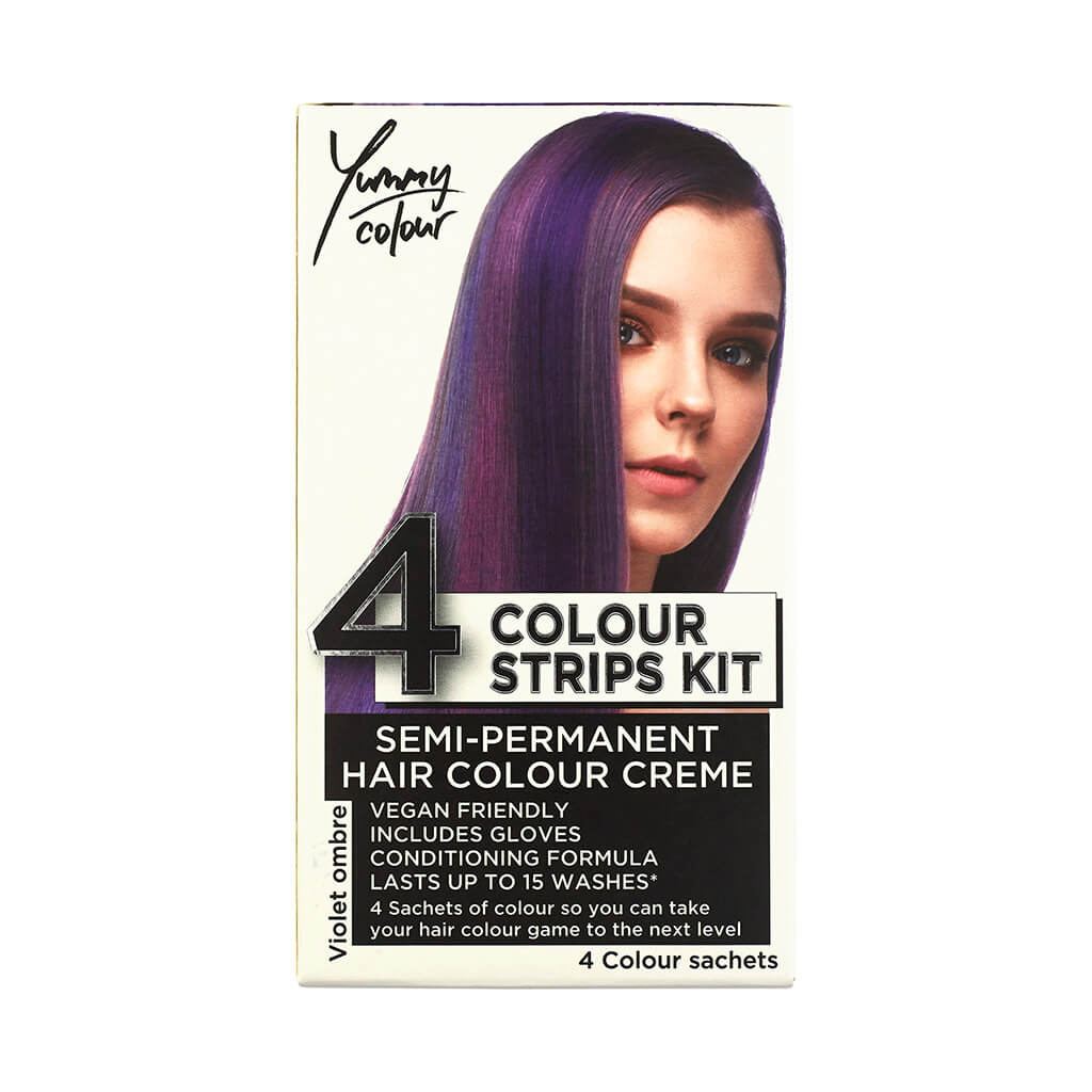 Stargazer Yummy Hair Colour Strips Kit -  Violet Ombre Box 