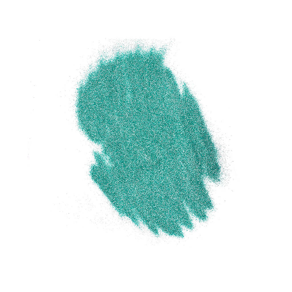 Biodegradable Glitter Shaker Turquoise Swatch - Stargazer