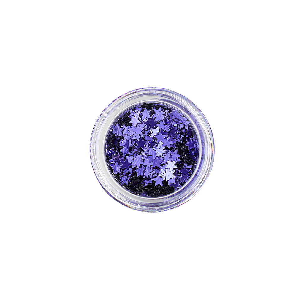 Glitter Stars purple - Stargazer