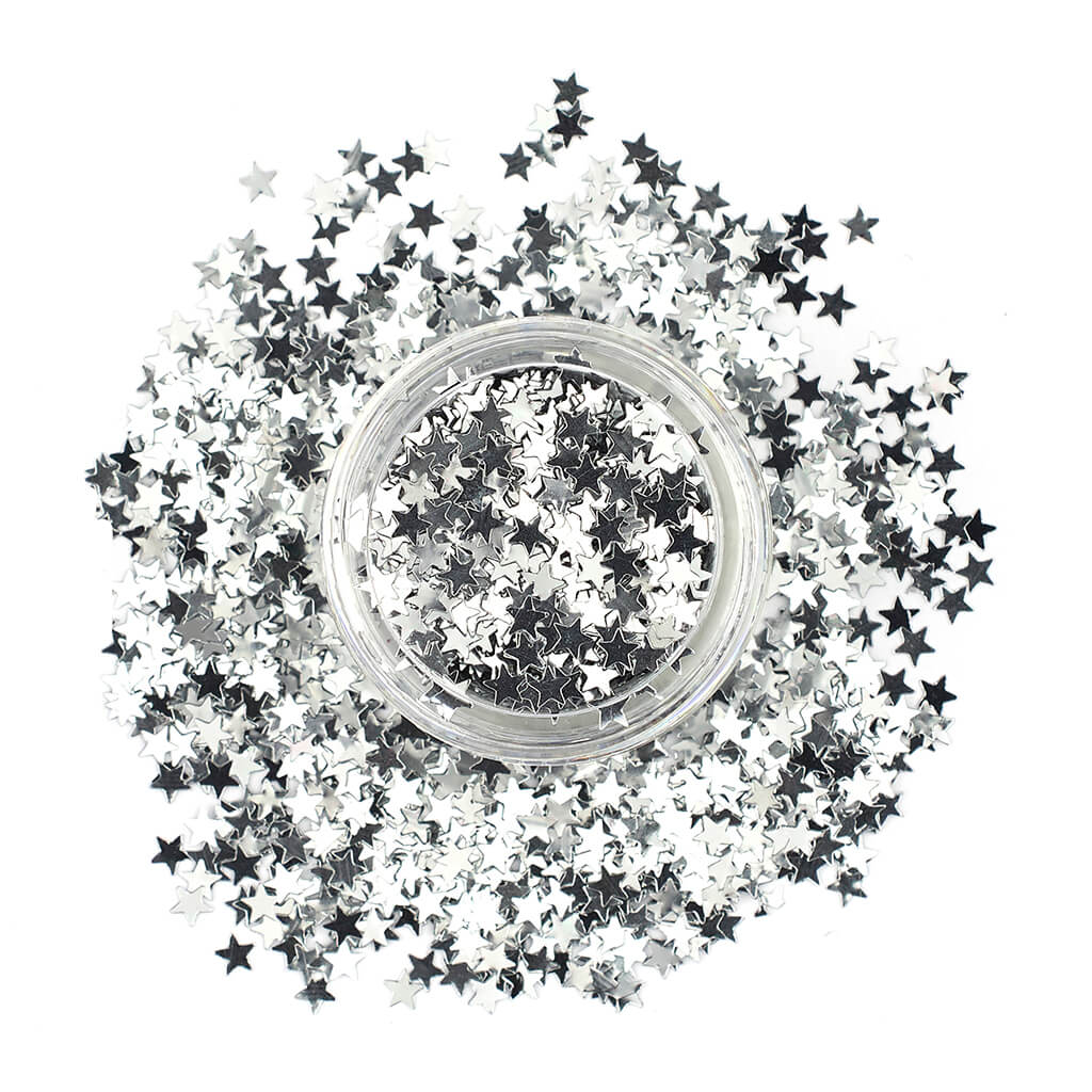 Glitter Stars  silver - Stargazer