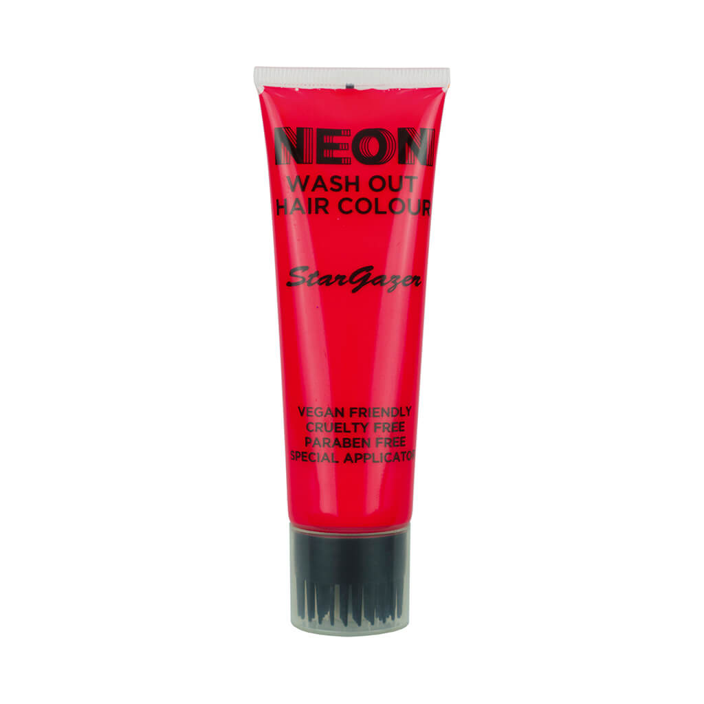 Neon Wash Out Temporary Hair Colour Gel Red - Stargazer